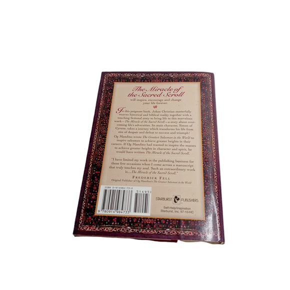 Miracle of the Sacred Scroll A Novel of Hope & Inspiration Book: by:J Christian - Picture 9 of 10